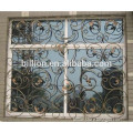 antique wrought iron window grill
